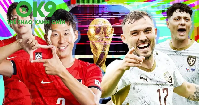 Đây là lần đầu tiên Hàn Quốc và CH Séc chạm trán nhau tại một kỳ World Cup Đây là lần đầu tiên Hàn Quốc và CH Séc chạm trán nhau tại một kỳ World Cup